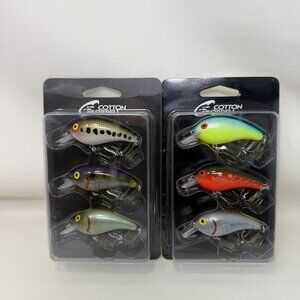 Cotton Cordell Fishing Lure 3-Piece Variety Pack Lot Of 2